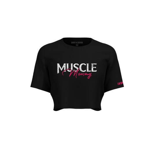 MUSCLE MOMMY OVERSIZED CROP
