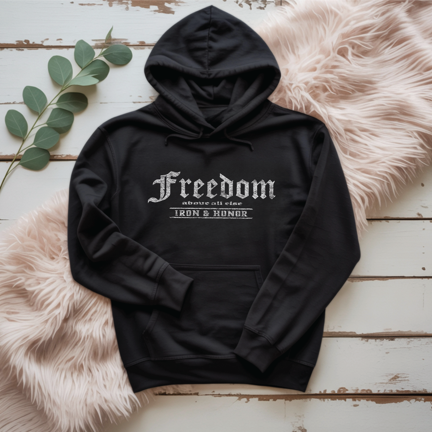 FREEDOM ABOVE ALL ELSE WOMENS HOODIE