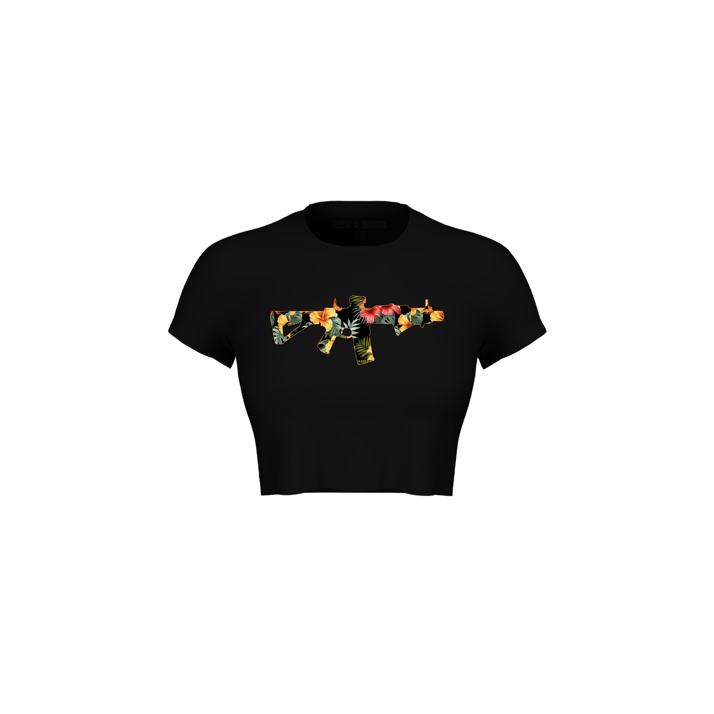 TROPICAL AR CROP TEE