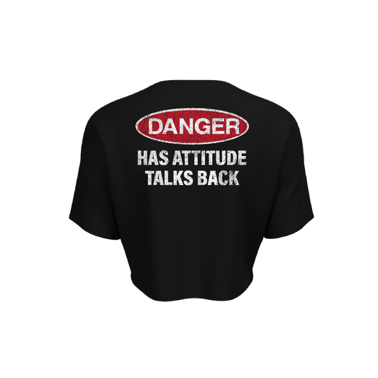 DANGER ATTITUDE OVERSIZED CROP