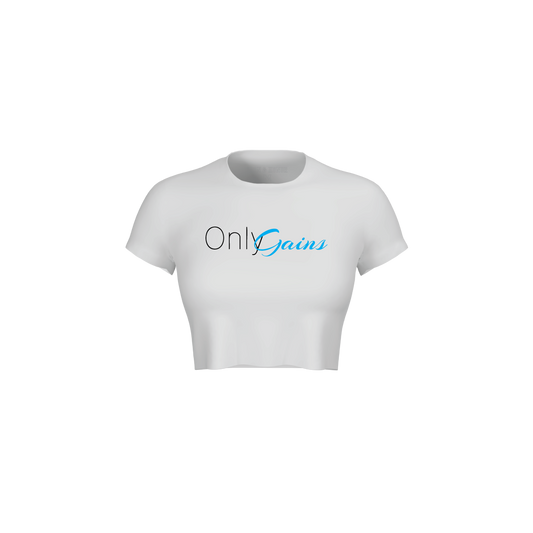 ONLY GAINS CROP TEE