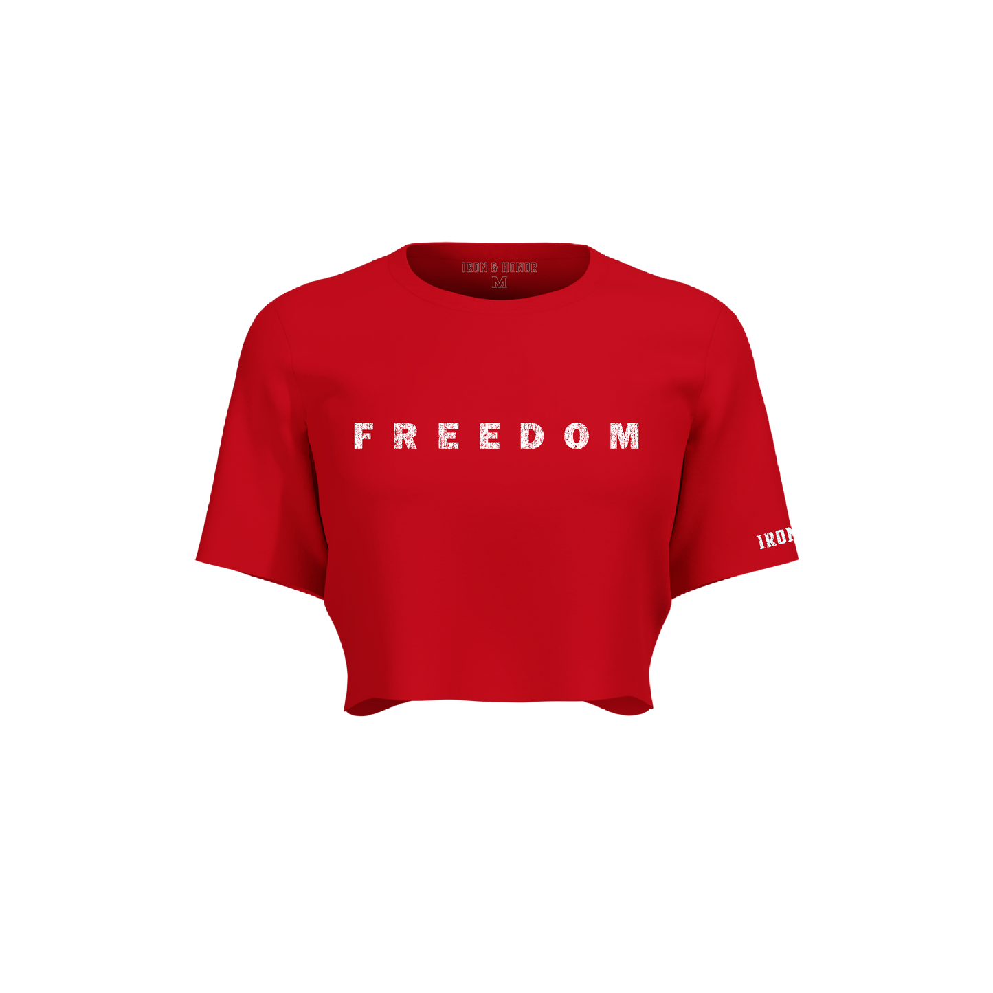 FREEDOM OVERSIZE CROP TEE