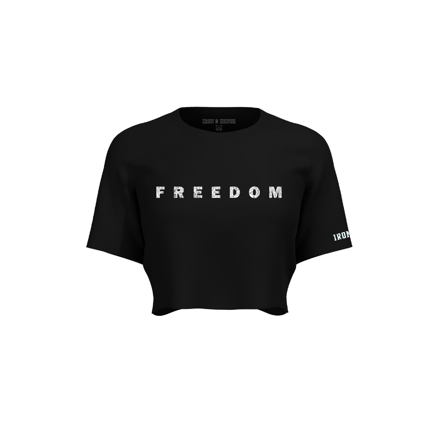 FREEDOM OVERSIZE CROP TEE