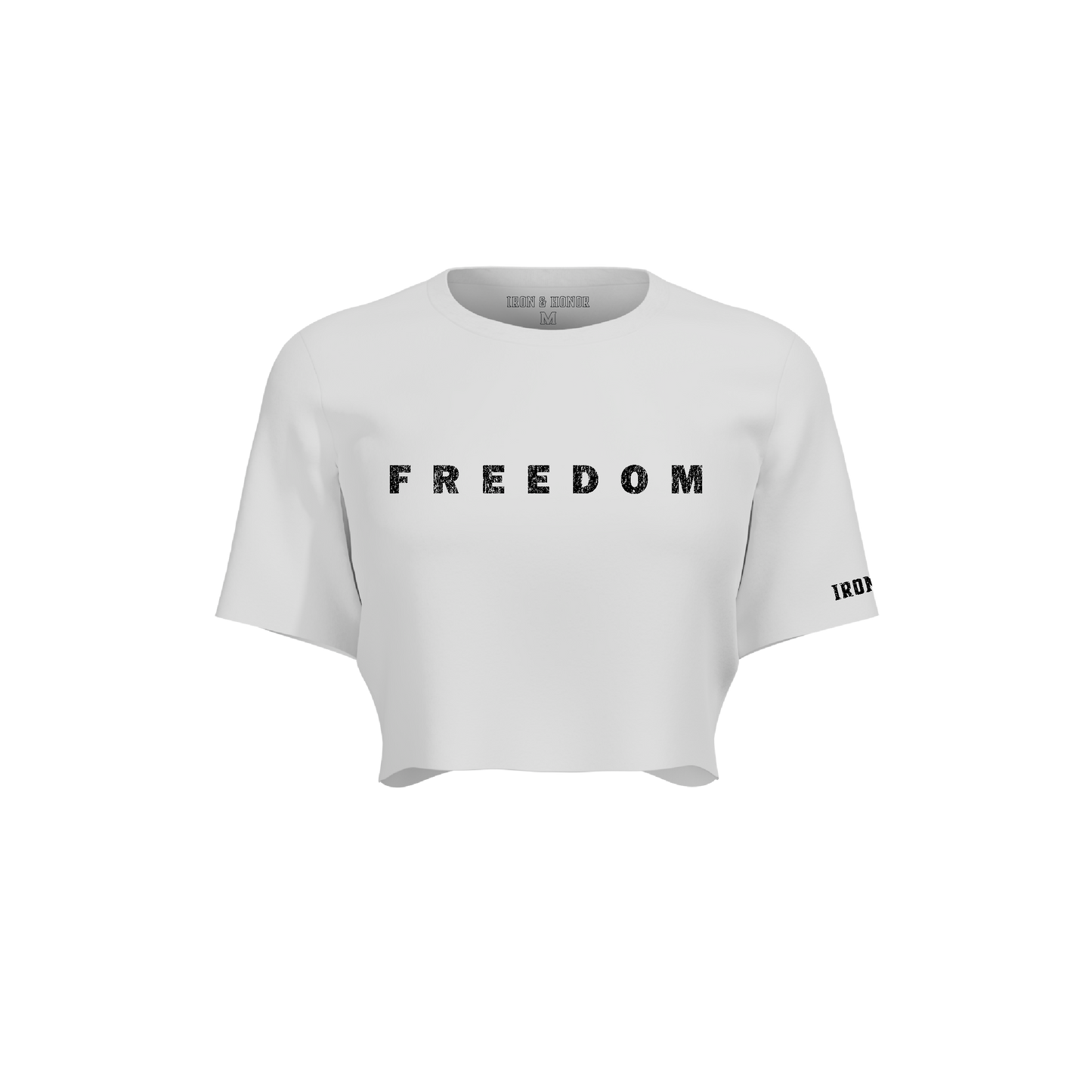 FREEDOM OVERSIZE CROP TEE