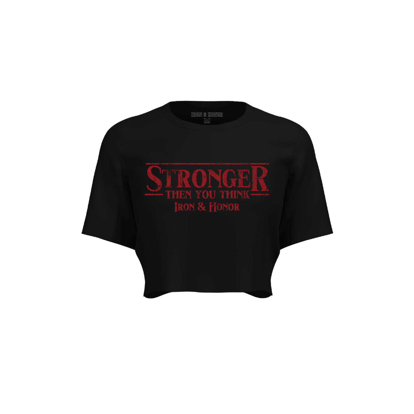 STRONGER THAN YOU THINK OVERSIZE CROP TEE