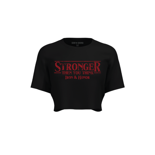 STRONGER THAN YOU THINK OVERSIZE CROP TEE