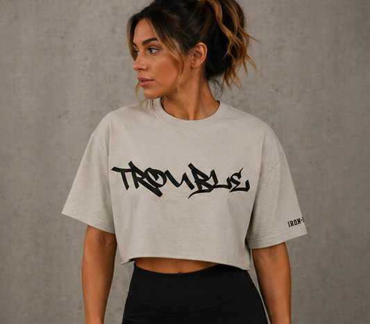 TROUBLE OVERSIZED TEE