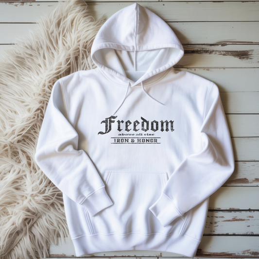 FREEDOM ABOVE ALL ELSE WOMENS HOODIE