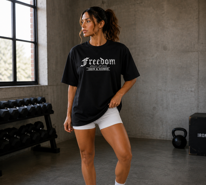 FREEDOM ABOVE ALL OVERSIZED TEE