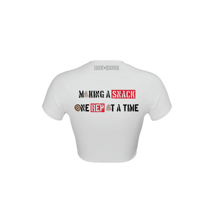 BADDIE SNACK CROP TEE