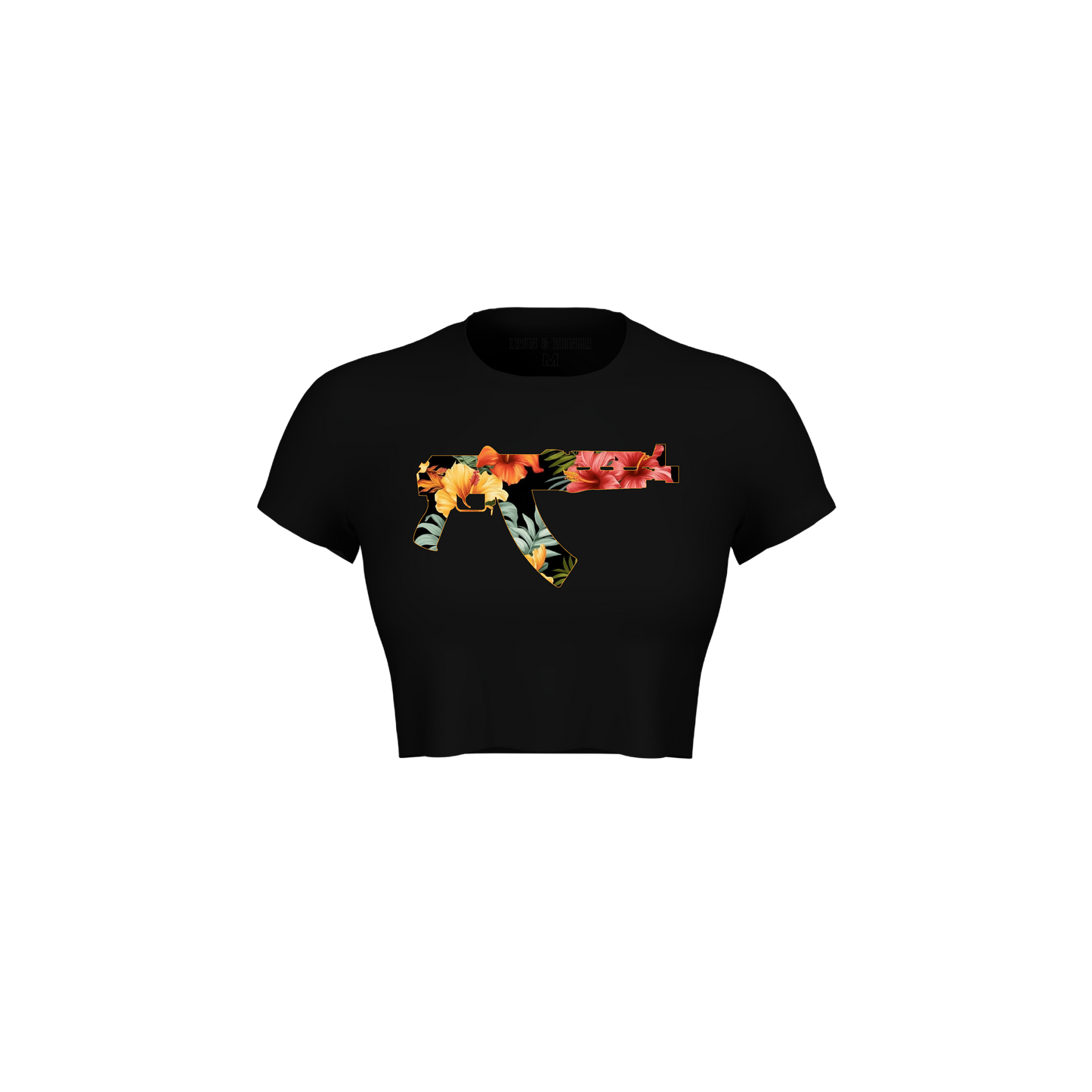 TROPICAL AK CROP TEE
