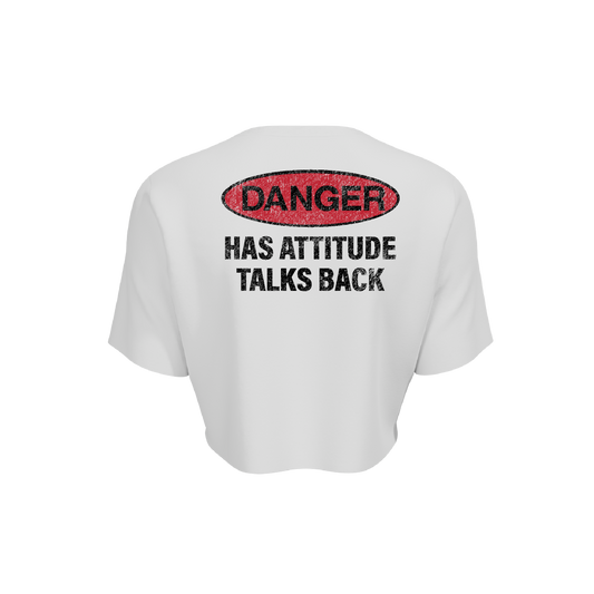 DANGER ATTITUDE OVERSIZED CROP