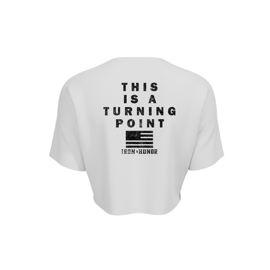 FREEDOM OVERSIZE CROP TEE