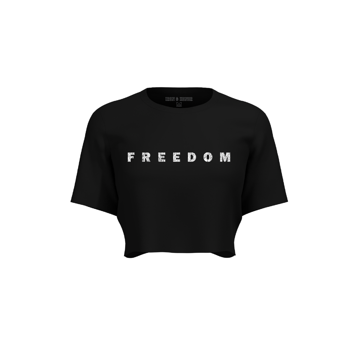 FREEDOM OVERSIZE CROP TEE