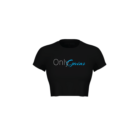 ONLY GAINS CROP TEE