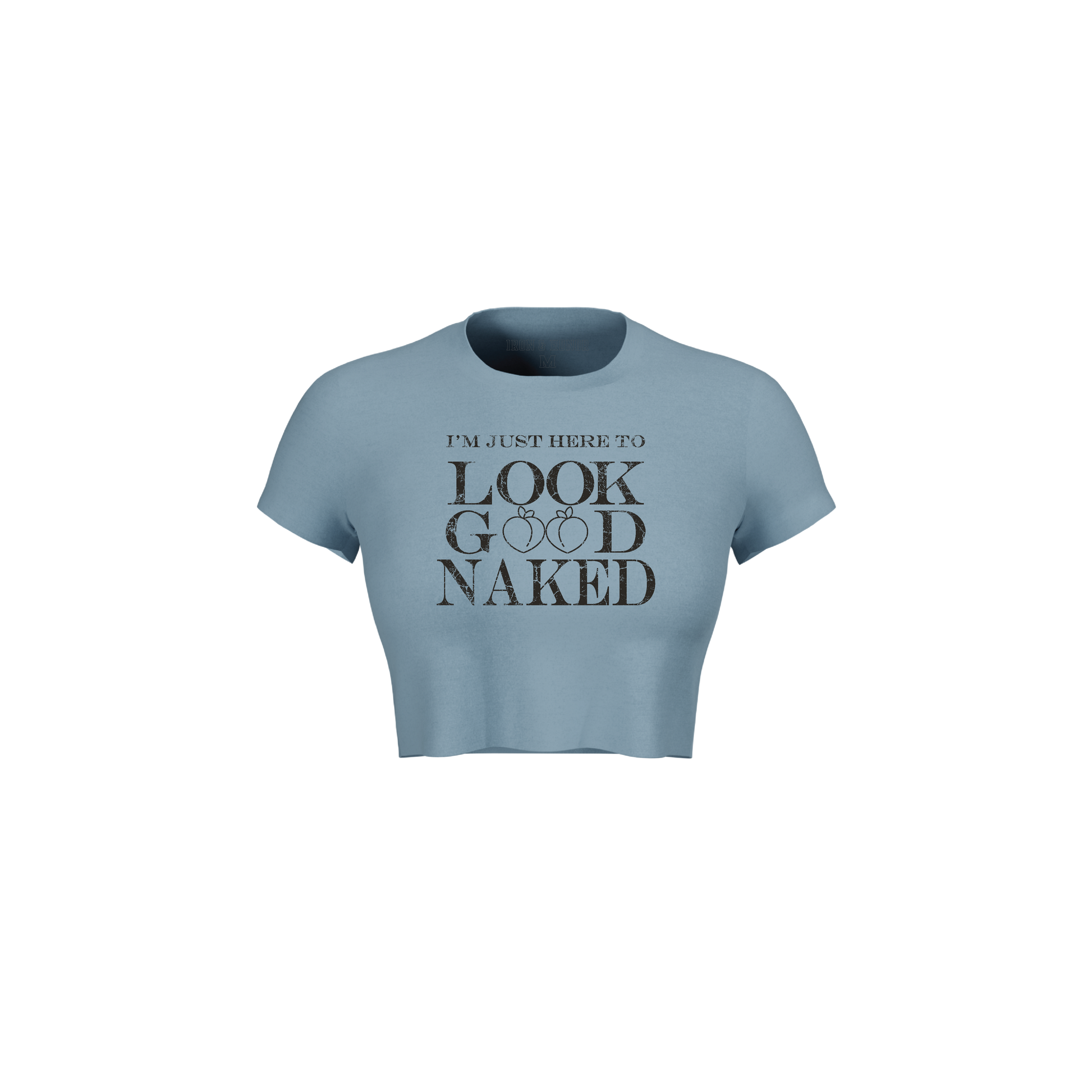 LOOK GOOD NAKED CROP TEE