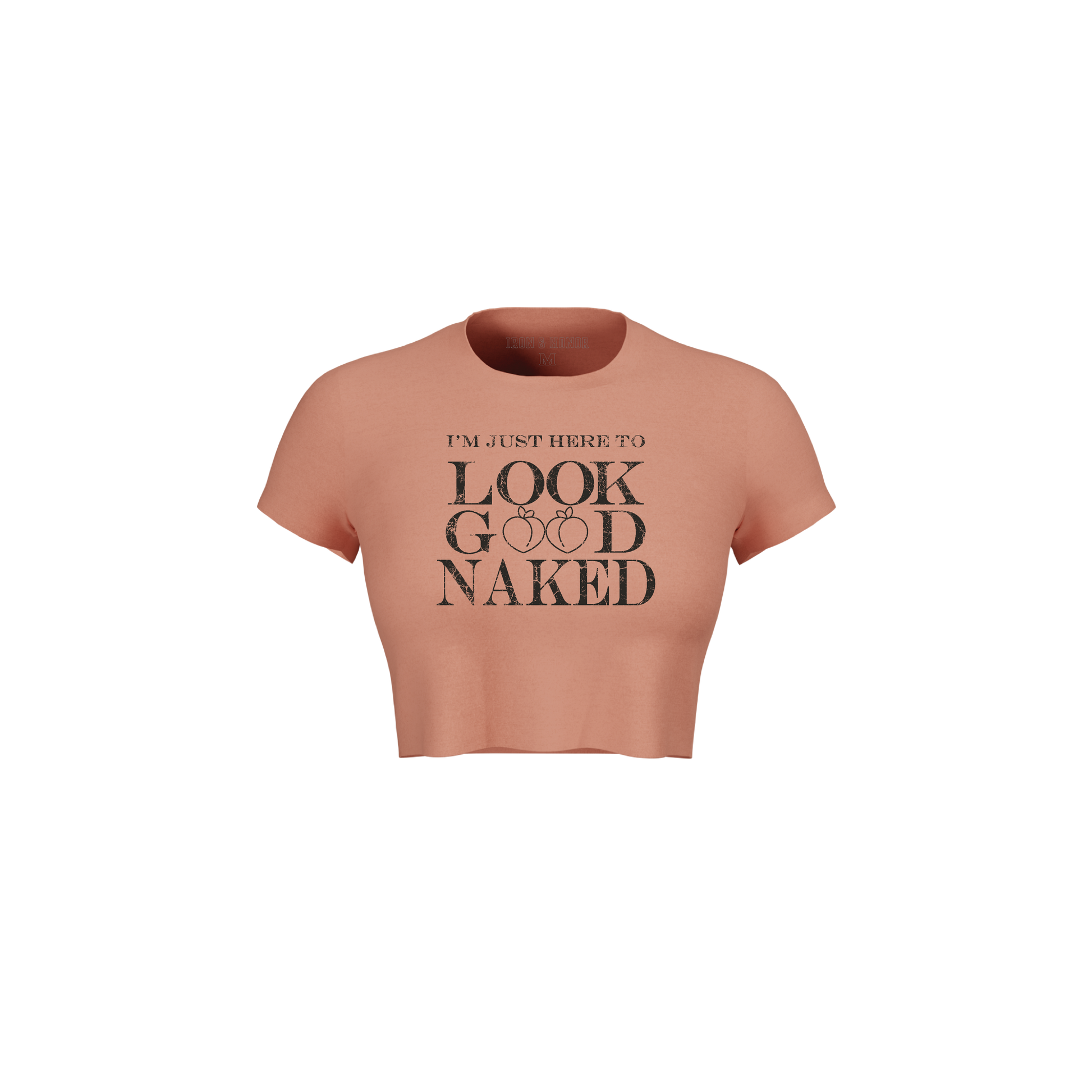 LOOK GOOD NAKED CROP TEE