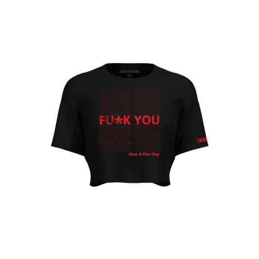 HAVE A NICE DAY OVERSIZE CROP