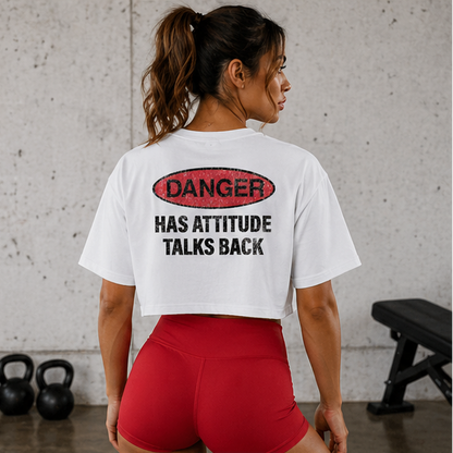DANGER ATTITUDE OVERSIZED TEE