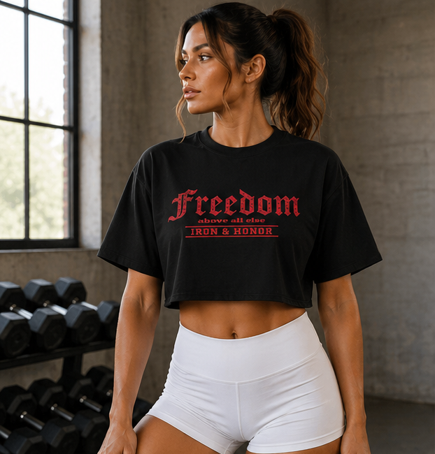 FREEDOM ABOVE ALL OVERSIZED TEE
