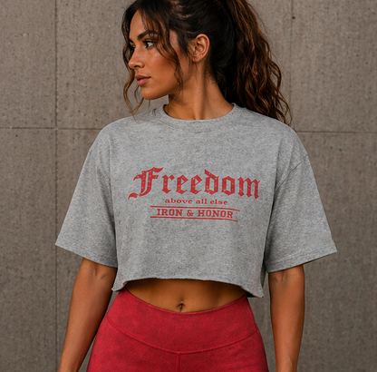 FREEDOM ABOVE ALL OVERSIZED TEE
