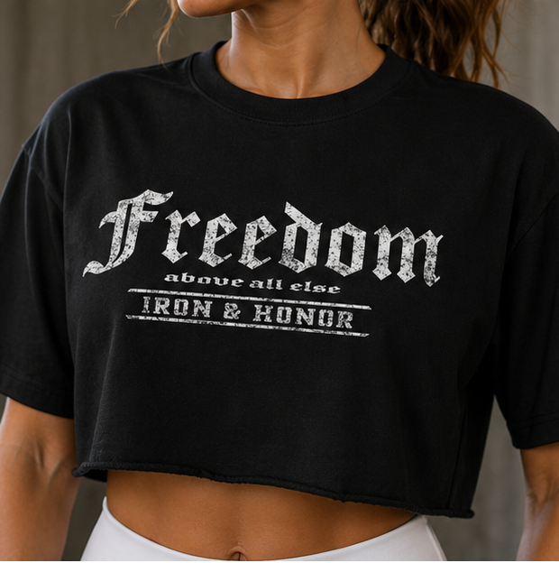 FREEDOM ABOVE ALL OVERSIZED TEE