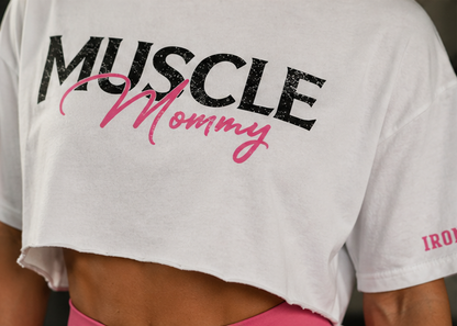 MUSCLE MOMMY OVERSIZED CROP